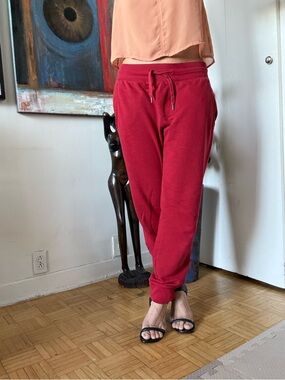 Joe Fresh Bright Red Fleece Pullover